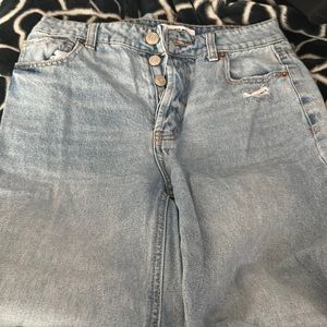 high waisted jeans